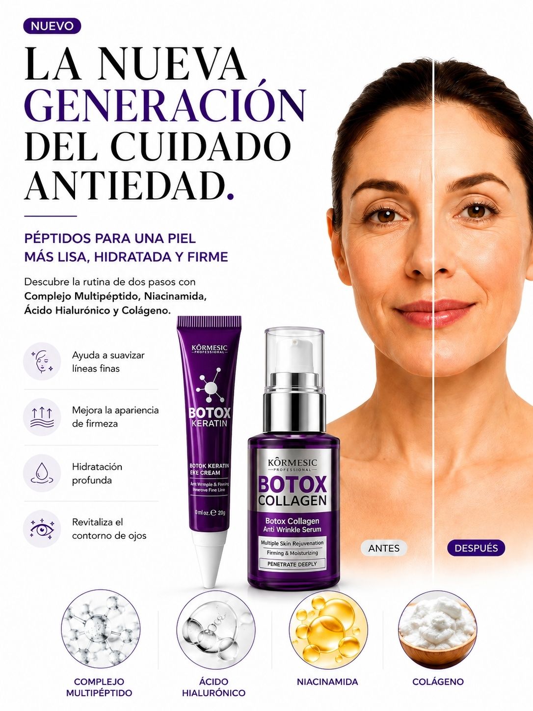 KIT ANTIEDAD - SERUM + CREMA OJOS