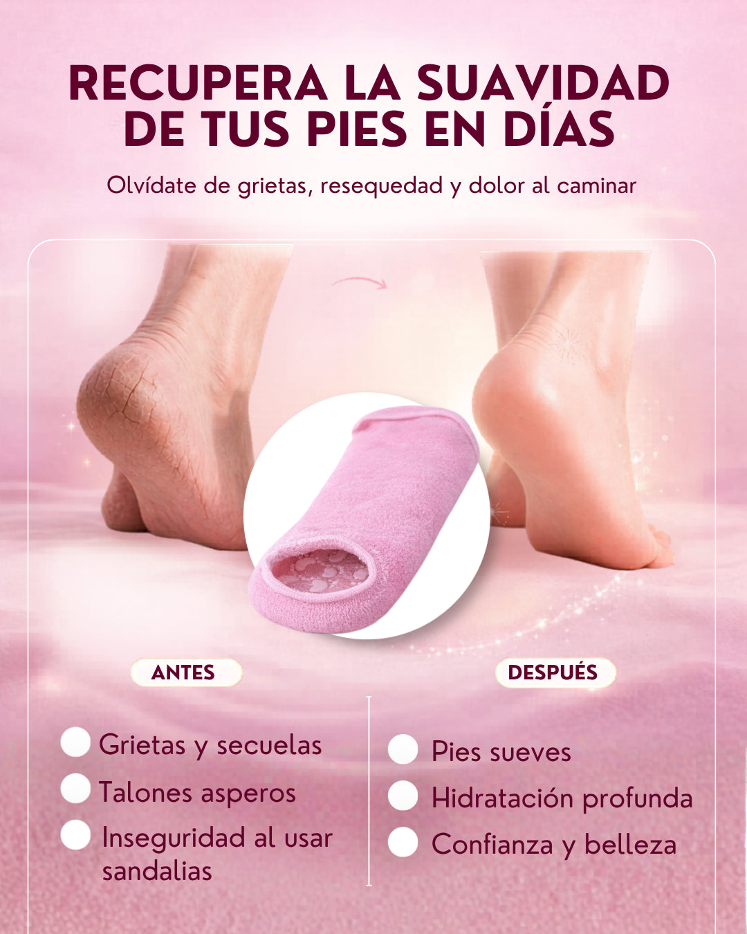 CALCETINES DE GEL HIDRTANTE