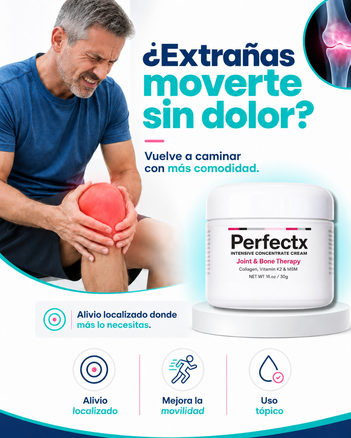 CREMA PERFECTX - ALIVIO DE DOLORES
