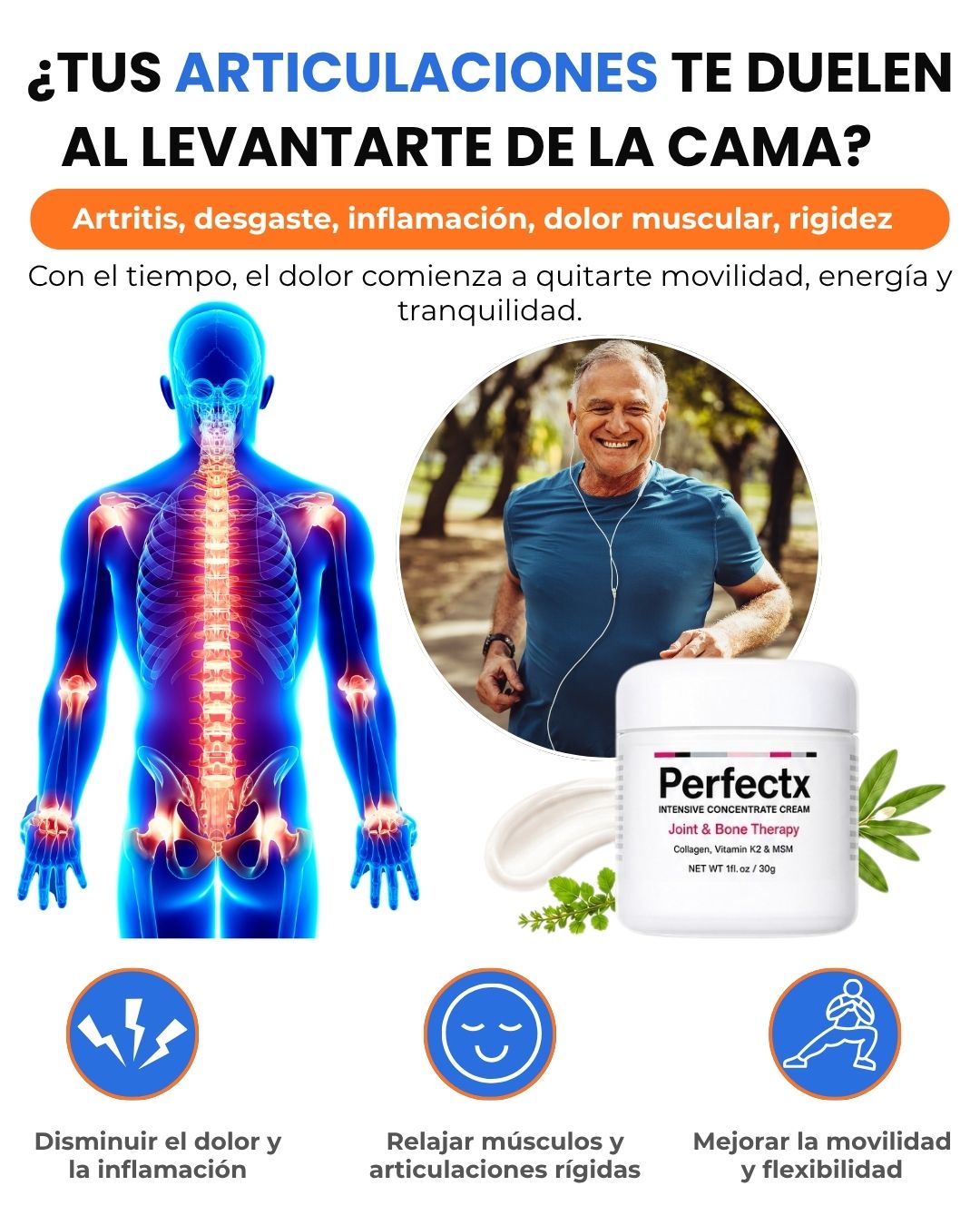 CREMA PERFECTX - ALIVIO DE DOLORES